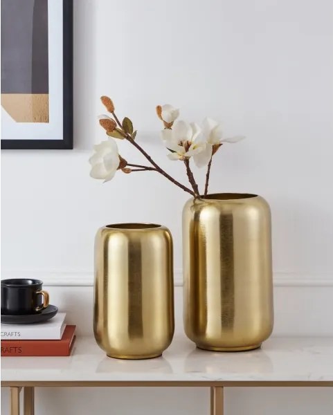 Eglo 421046 - Vaso in metallo ABUCAY 28x17 cm oro