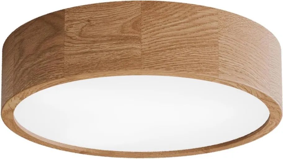 Plafoniera con sensore CLEO 3xE27/24W/230V Ø 37,5 cm rovere