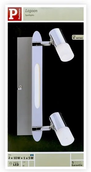 Paulmann 66647 - Faretto LED 2xG9/10W/230V + LED/5W