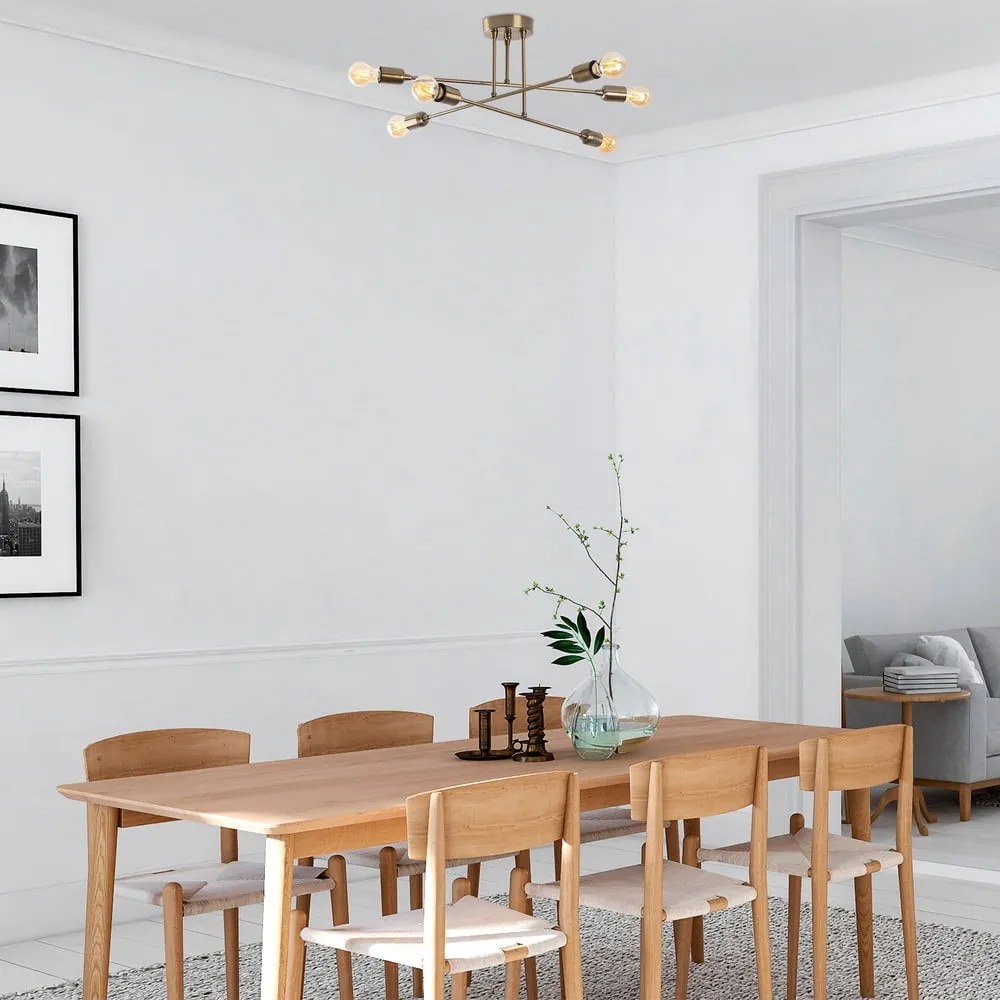 Plafoniera dorata Fleur – Opviq lights