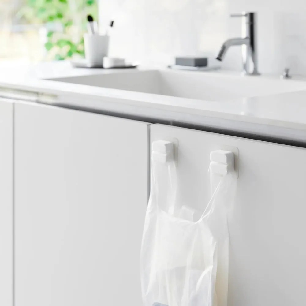 Supporto multifunzione in silicone bianco in set da 2 Film Hook - YAMAZAKI