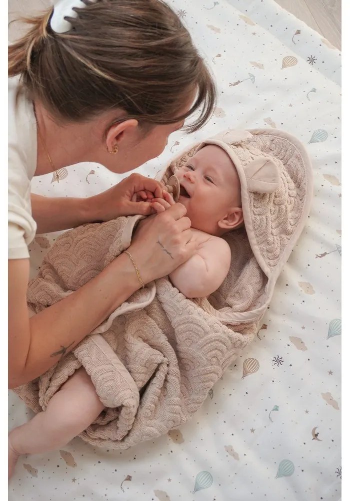 Coperta per bambini avorio in cotone organico 90x120 cm Dreamland – Cam Cam Copenhagen