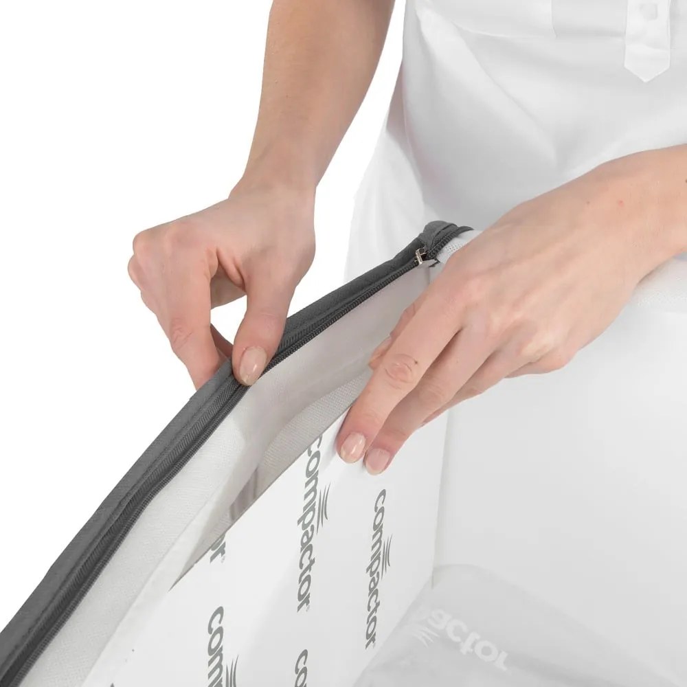 Scatola per abiti Medium Mariniere 3D Vacuum Bag, 125 l - Compactor