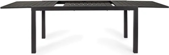 Tavolo In Alluminio Allungabile Da Esterno 90x160-240 Cm Antracite