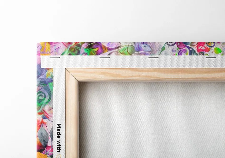 Quadro su tela – Fiori multicolori