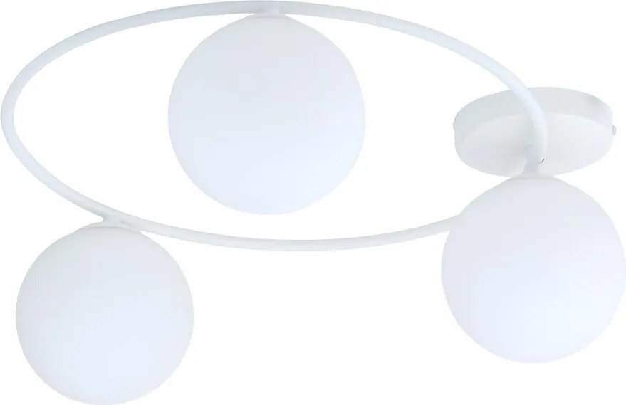 Lampada da soffitto in acciaio SOPRA 3 da interno 3xE14