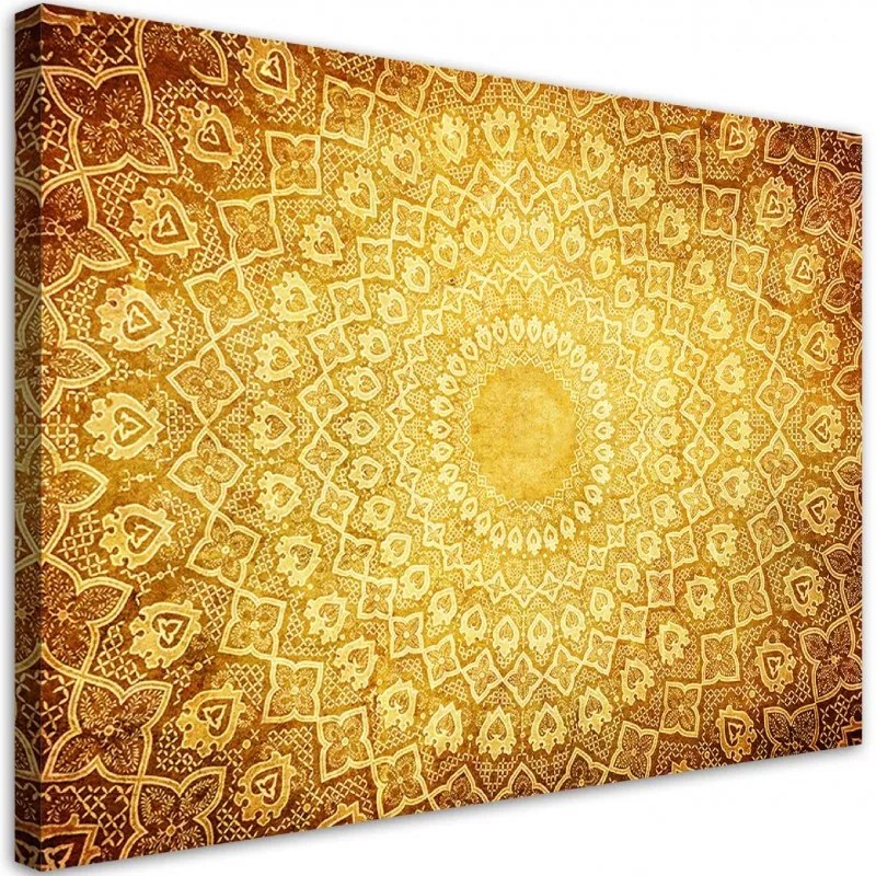 Quadro su tela, Oro Mandala Abstraction  Dimensioni 60x40