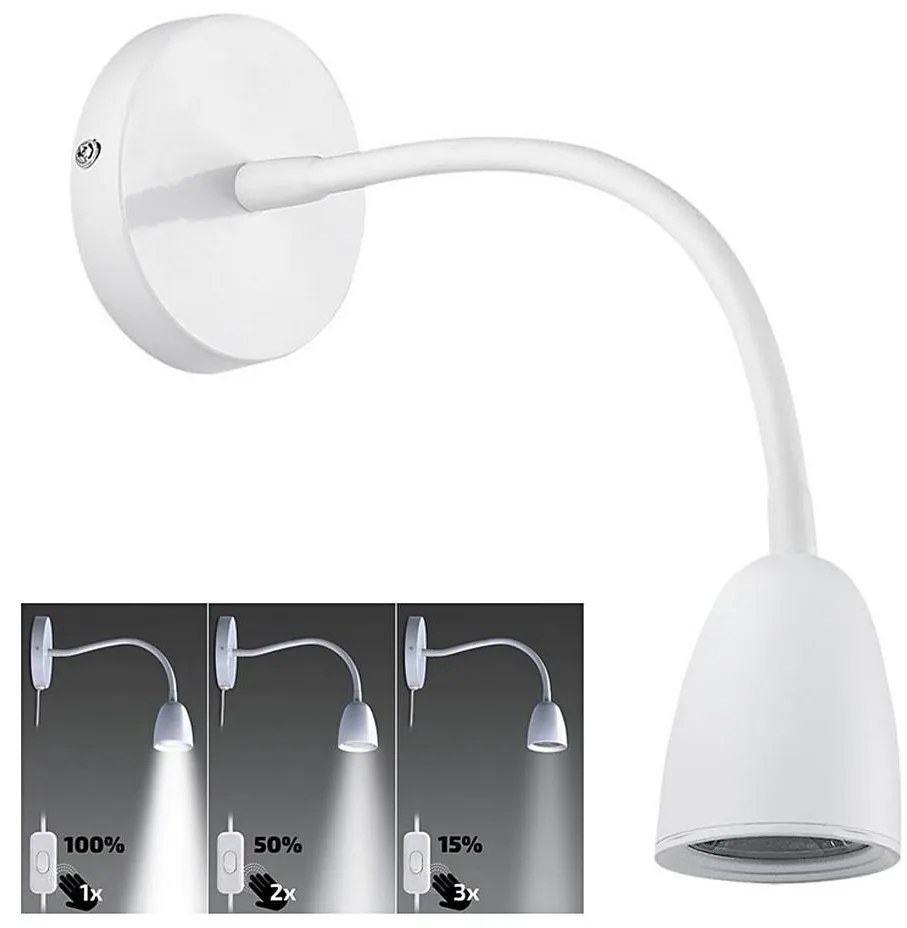 Brilagi - LED Lampada flessibile dimmerabile piccola LED/4W/230V bianco