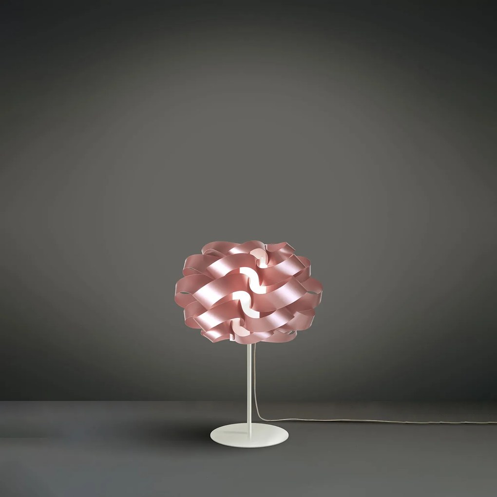 Lampada Da Scrivania Moderna Cloud Polilux ® Pink Metal E Metallo 1 Luce E14