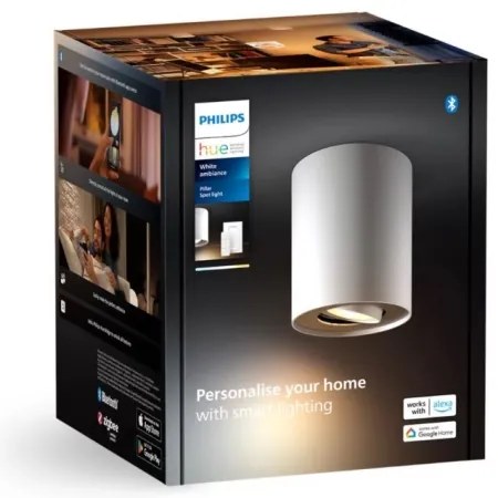 Philips - Faretto LED dimmerabile Hue PILLAR 1xGU10/4,2W/230V + +TC bianco
