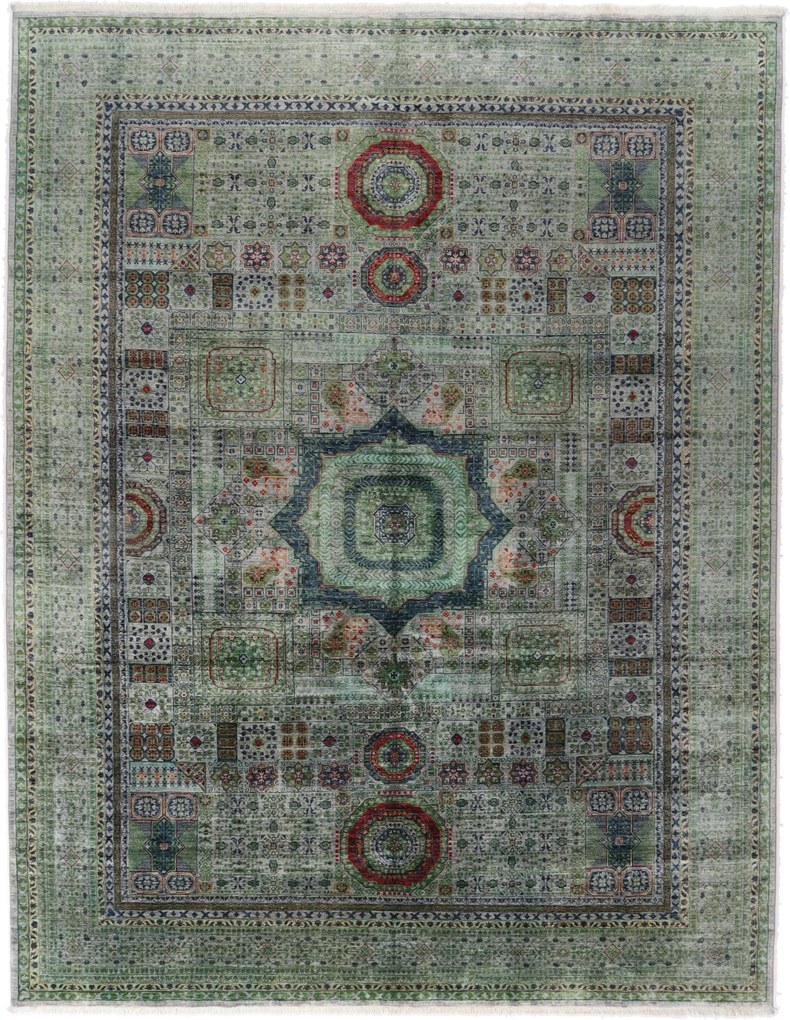 Mamluk Tappeto orientale 400 x 310 (Pakistan) Annodato A Mano