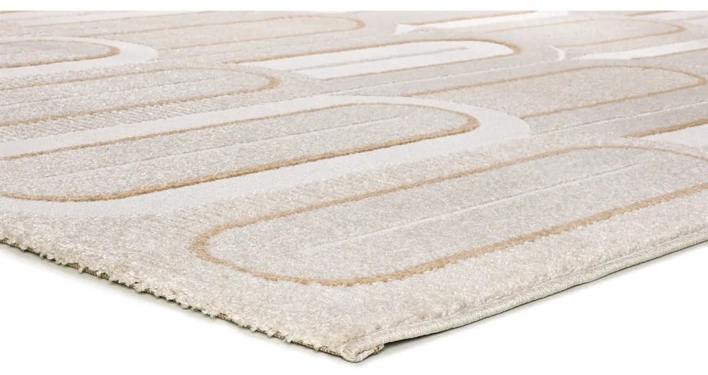 Tappeto color crema 133x190 cm Flora – Universal