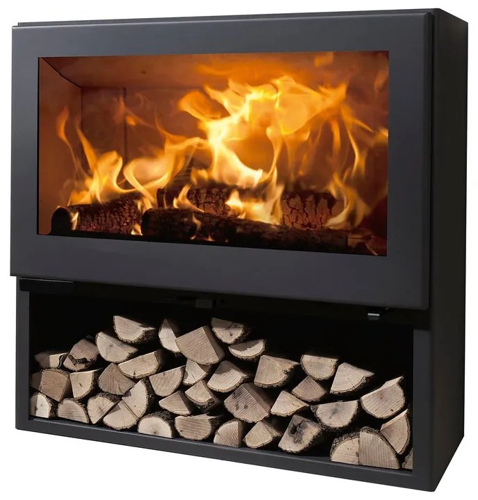 Stufa a legna PANADERO Fenix  5 stelle Ecodesign 7.7 kW acciaio