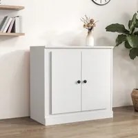 Credenza Bianca 70x35,5x67,5 cm in Legno Multistrato 816184