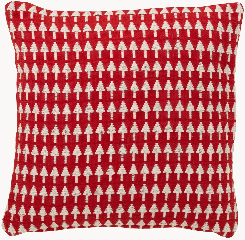 Cuscino natalizio in cotone Christmas Trees
