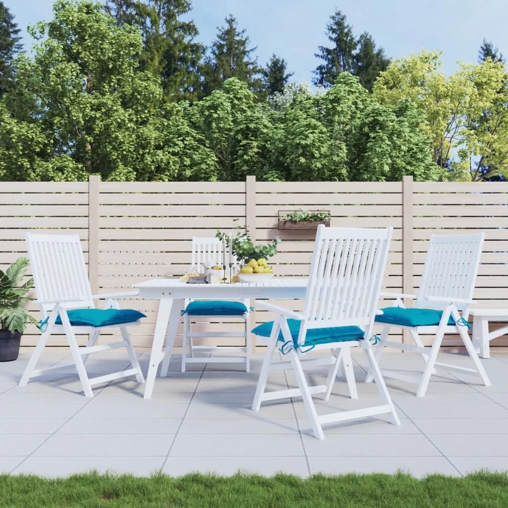 Cuscini Per Pallet 4 Pz Azzurri 50x50x7 Cm İn Tessuto Oxford /