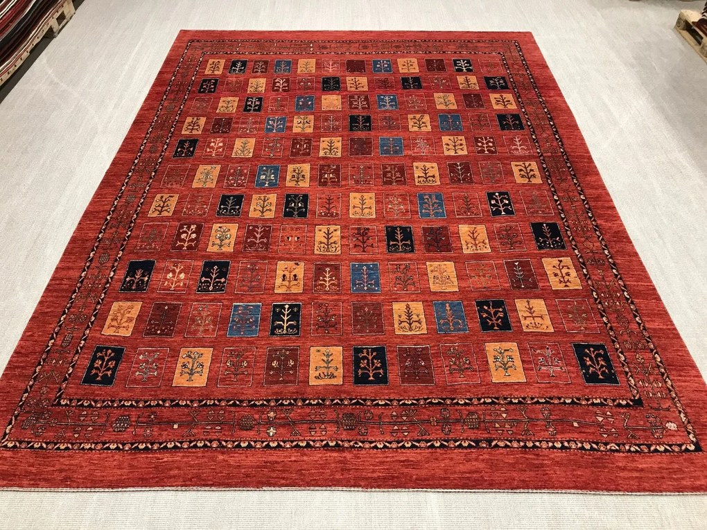 Loribaft Tappeto persiano 310 x 410 Rosso (Iran) Annodato A Mano