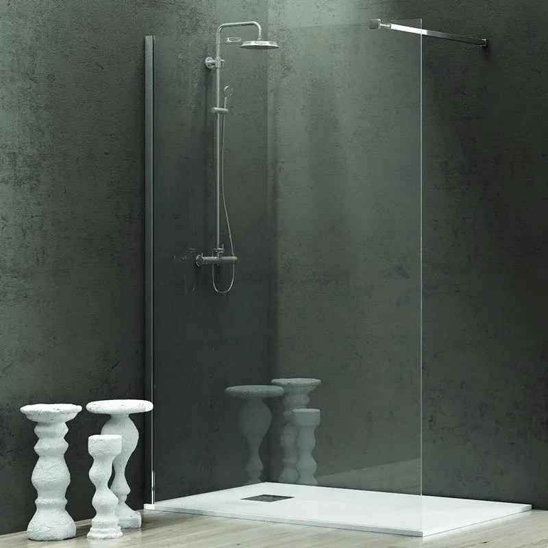 Parete doccia walk in 120 cm KW1000 - KAMALU