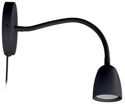 Brilagi - Lampada LED da parete dimmerabile LED/4W/230V nera