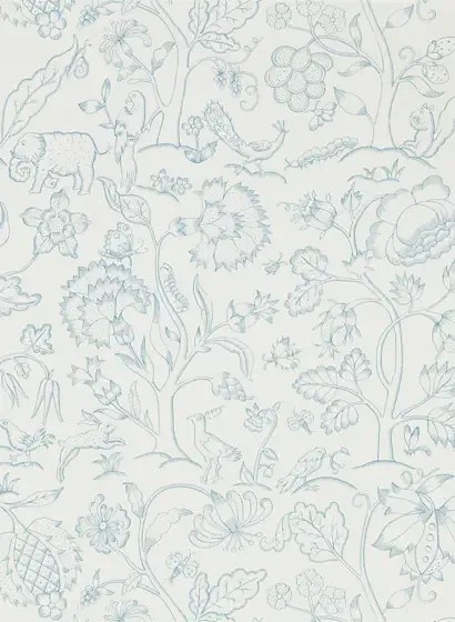 Tapete Middlemore von Morris & Co. - Cornflower Chalk