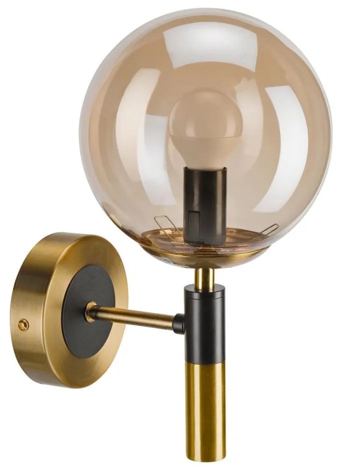 Applique ROLLO 1xE14/5W/230V oro/fumé beige