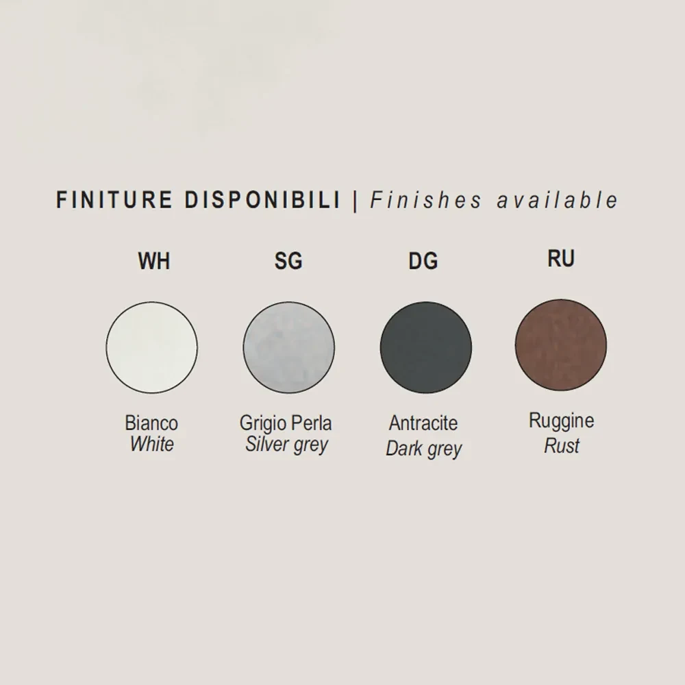 Applique Moderna Esterno Bach Alluminio Antracite 1 Luce E27