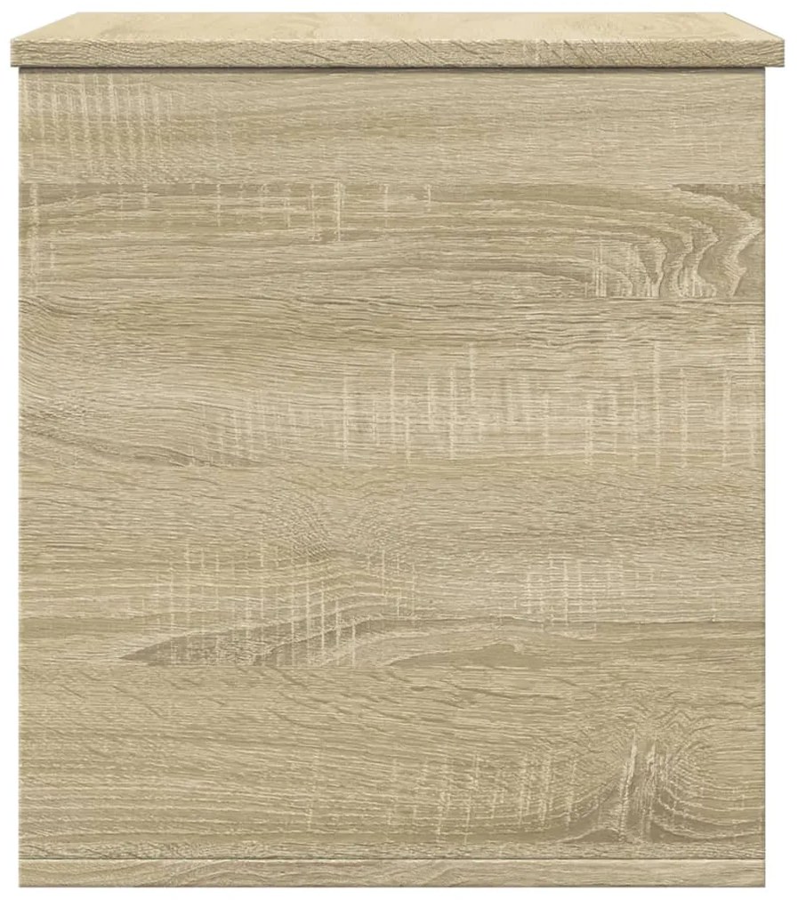 Contenitore rovere sonoma 70x40x38 cm legno multistrato