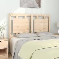 Testiera Letto 125,5x4x100 cm in Legno Massello di Pino 817930