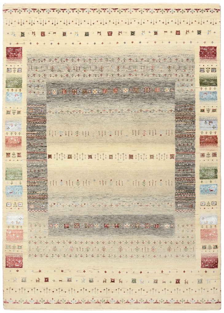 Loribaft Tappeto 150x210 (Indian) Annodato A Mano