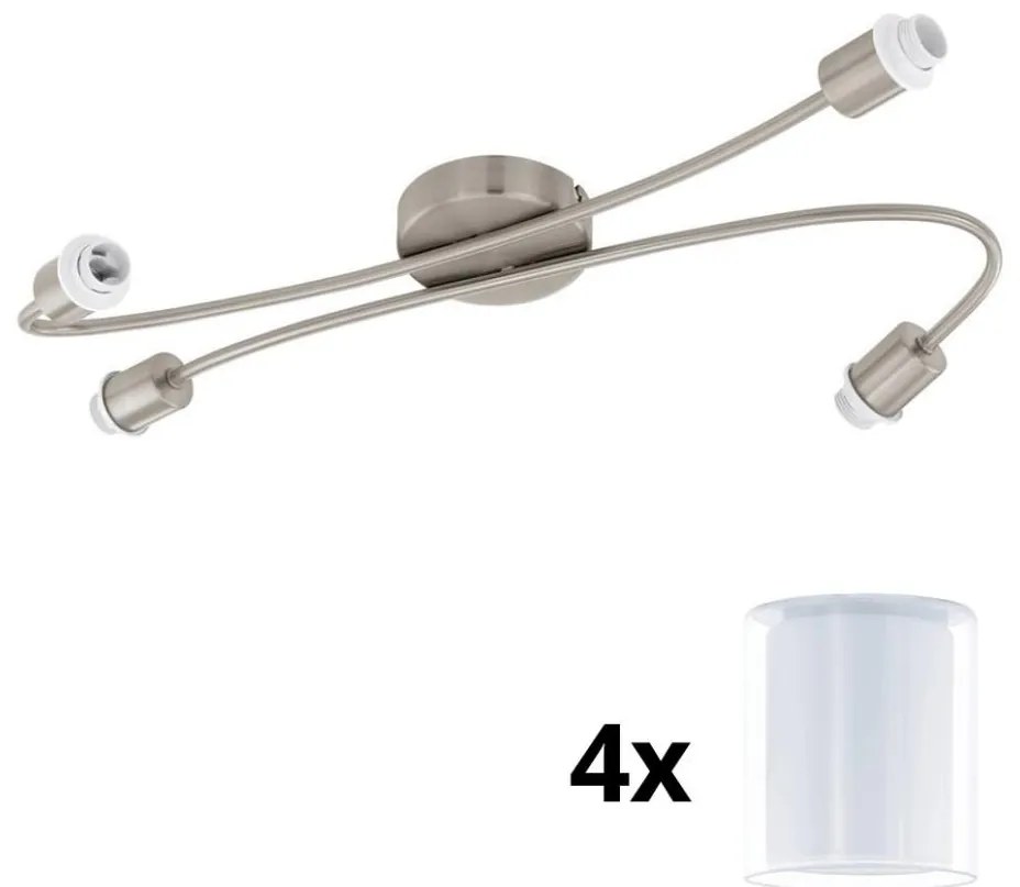 Eglo - Faretto LED MY CHOICE 4xE14/4W/230V cromo/bianco