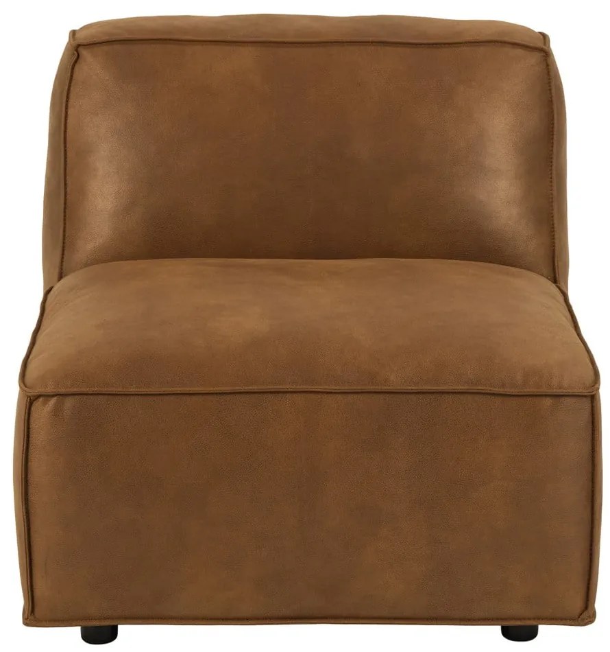 Modulo divano marrone cognac (parte centrale) Fairfield Kentucky - Bonami Selection