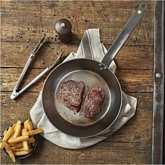 De Buyer 5610.20 - Padella MINERAL B 20 cm in acciaio