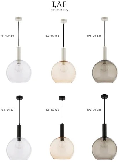 Jupiter 1574 - LAF C/T - Lampada a sospensione LAF E27/60W