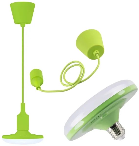LED Lampada a sospensione KIKI 1xE27/10W/230V verde