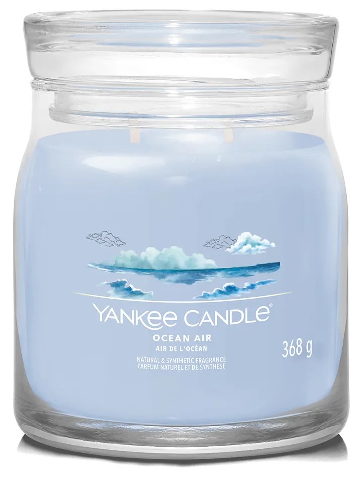 Ocean Air candela in giara media Yankee Candle