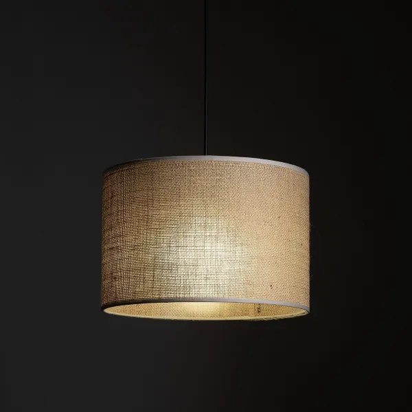 Lampadario a sospensione con filo Sistema ferroviario trifase TRACER 1xE27/15W/230V diametro 30 cm nero/marrone