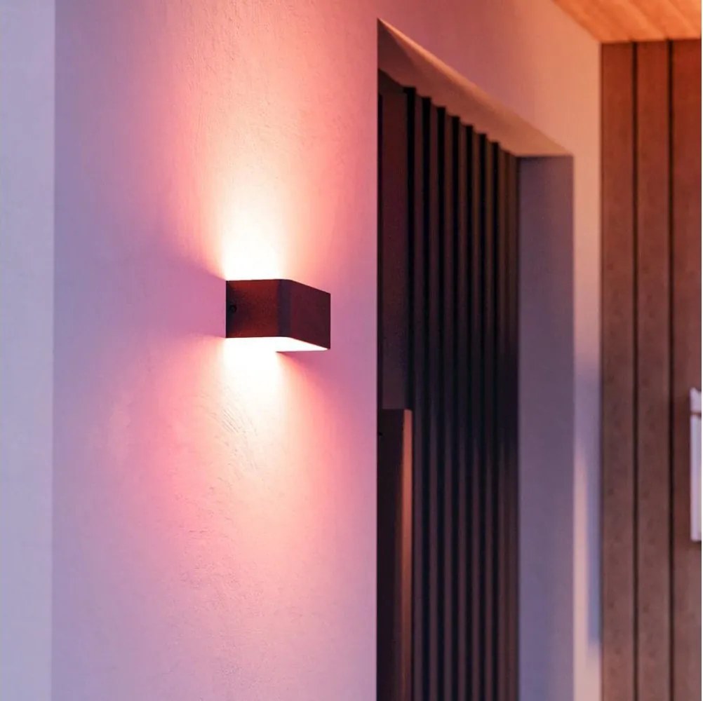 Eglo 901956 - Applique da parete per esterni LED RGBW dimmerabile SANIA-Z LED/10W/230V IP55, nero