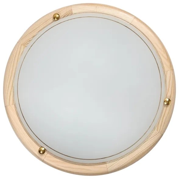 Brilagi - Plafoniera ORBIS 2xE27/60W/230V Ø 38 cm in pino