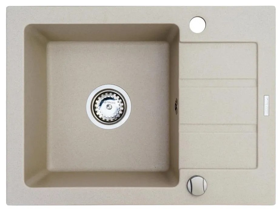 Pyramis 70165801 - Lavello cucina NEXT 62x44 cm granito/beige