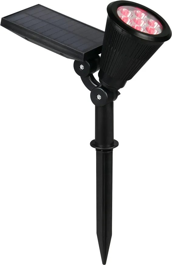 Illuminazione esterna LED con alimentazione a pannelli solari con picchetto (altezza totale 36 cm) Festival – Trio