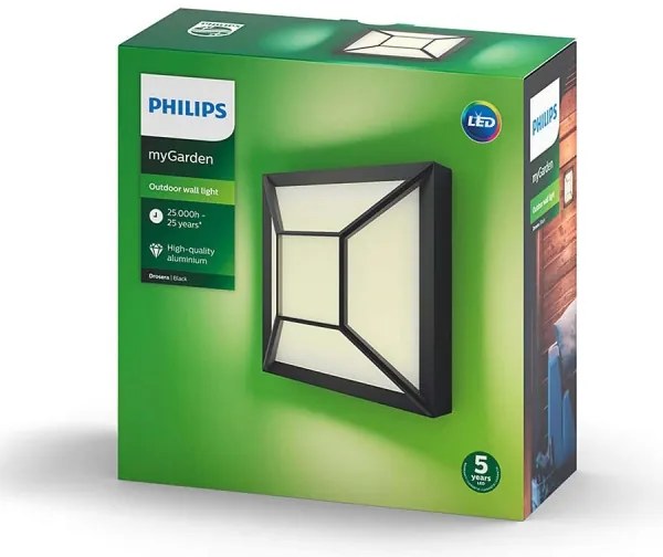 Philips 17393/30/P0 - Applique a LED da esterno DROSERA LED/12W IP44