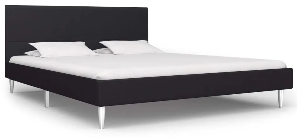 Giroletto Senza Materasso Nero 135x190 Cm İn Tessuto /
