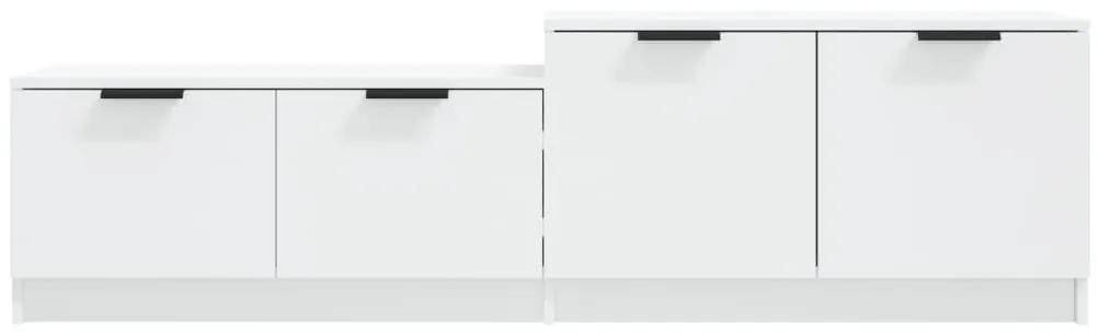 Mobile Porta TV Bianco 158,5x36x45 cm in Legno Multistrato