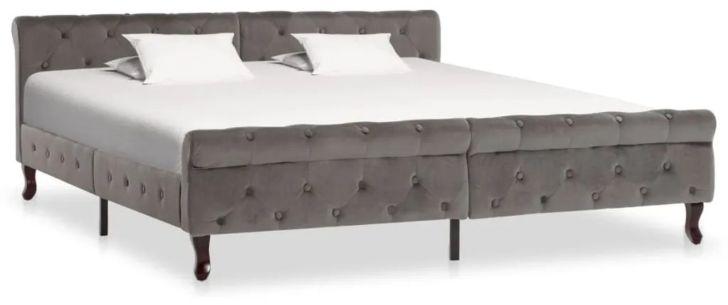 Giroletto Grigio İn Velluto 180x200 Cm /