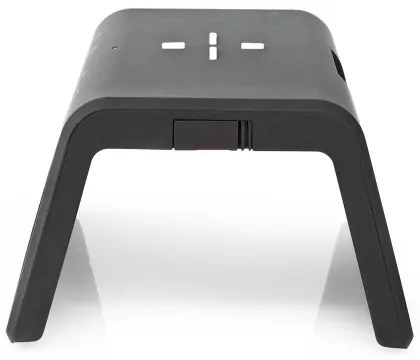 Nedis WCACQ30BK - Orologio a sveglia con display LCD e senza fili caricatore 15W/5V nero