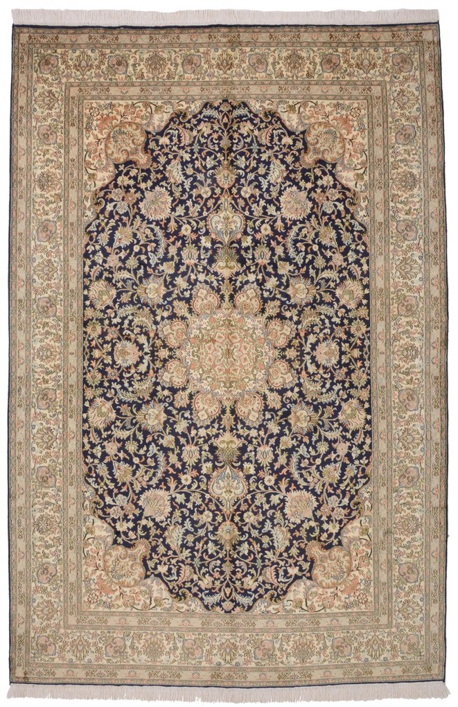 Cashmere Silk Tappeto 170 x 260 (Indian) Annodato A Mano