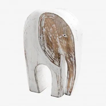 Figura decorativa in legno Sarabi ↑30 cm - Sklum