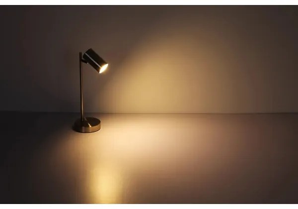 Globo 57910T - Lampada da tavolo ROBBY 1xGU10/5W/230V cromo opaco