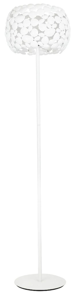 Lampadario Piantana Dioniso Moderno Colore Bianco 60W Mis 40 x 163 cm