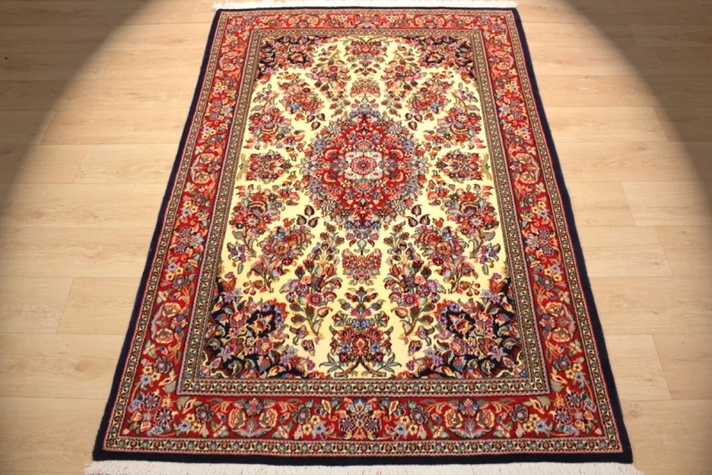 Ghom Tappeto persiano 210x140 (Iran) Annodato A Mano